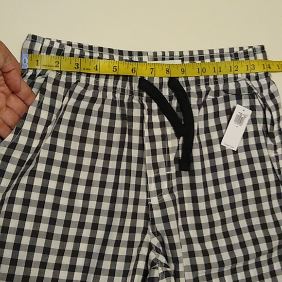 New black/white gingham pajama pants - Picture 2 of 7